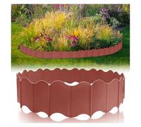 ZPFDSG Funda para Televisor Borde de jardín 20 piezas, borde paisaje, plástico for valla, paisajismo entrelazado