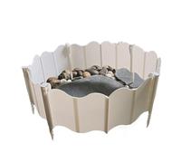 ZPFDSG Funda para Televisor Bordes de césped, valla jardín, paisaje decorativo, borde, decoraciones, accesorios