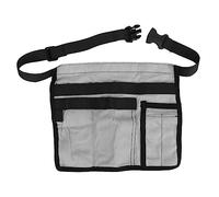 ZPLKKYGR Delantal de Cintura para Herramientas de jardinería con múltiples Bolsillos, de Tela Oxford, Ajustable, para Trabajos de jardinería. (Gris)