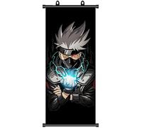 ZPPLD Póster de Naruto Enrollable - Cuadro Grande de Anime, Hatake Kakashi, Figura de Anime, Videojuego de Desplazamiento - Decoración de Pared en Tela