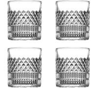 ZQINGQING Vasos Cristal 1/2/3/4 Uds Tazas 335ml Vaso De Whisky Transparente for Fiesta/hogar/Bar Copa Vino Cristal Cerveza(4pcs)