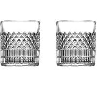 ZQINGQING Vasos Cristal 1/2/3/4 Uds Tazas 335ml Vaso De Whisky Transparente for Fiesta/hogar/Bar Copa Vino Cristal Cerveza(2pcs)