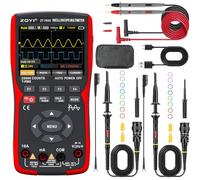 ZT-703S - Multímetro de osciloscopio 3 en 1 con pantalla IPS de 3.5 pulgadas, 25000 cuentas, ancho de banda de doble canal de 50 MHz, 280 MSa/s de alto