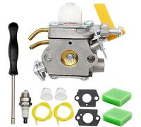 ZUDKSUY Repuesto para carburador CS26 SS26 SS30 CS30 25cc 26cc 30cc recortadora soplador parte 308054043 308054013 308054003 308054077 C1U-H60 compatible con Ryobi Homelite