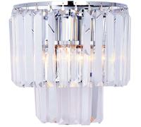 Zuma Line Amedeo lámpara de pared 2x40 W cromo-cristal 17106/2W-CHR