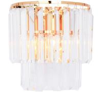 Zuma Line Amedeo lámpara de pared 2x40 W oro-cristal 17106/2W-GLD