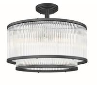 Zuma Line Sergio lámpara de techo 5x60 W negro-transparente C0528-05H-P7AC