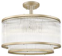 Zuma Line Sergio lámpara de techo 5x60 W transparente-oro C0528-05H-V6AC