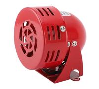 Zumbador de Sirena de Bocina de Motor, Mini Sirena de Motor Eléctrico Roja de 110 DB, Campana de Alarma de Motor Industrial MS-190 para el Hogar, áreas Residenciales, Tiendas (24V)