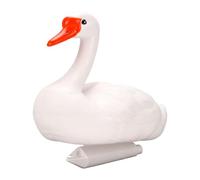 Zunate 2 Piezas Cisne Solar de Agua con Luz para Piscina | Carga automática, iluminación degradada, poliresina, acento de jardín