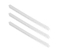 Zunate Bobinas de Encuadernación en Espiral de Doble Bucle, 100 Piezas de Alambre de Metal de para Informes y Presentaciones, Paso 3:1 de 7,9 Mm (WHITE)