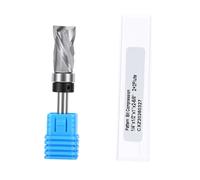 Zunate Broca Enrutadora de Corte a Ras en Espiral de 1/2 Pulgada, Fresa de Carburo con Cojinete Superior para Bordes de Madera, Vástago de 1/4 Pulgada de Longitud de Corte de 1 , Broca Enrutadora