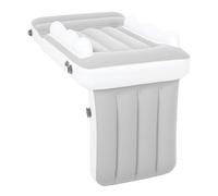 Zunate Cama Inflable Gruesa para Avión de bebé con Barandillas Laterales para un Sueño Cómodo en Vuelos Largos, Paseos en Coche para Bebés (GRAY)
