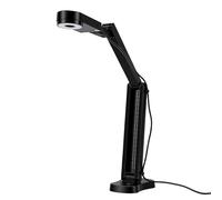 Zunate Cámara de Documentos USB 4K 8MP con Luz LED, Micrófonos Duales, Cámara Web Plegable para Enseñanza, Reuniones, Presentación en el Aula