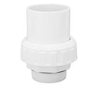 Zunate Conector Rápido para Bomba de Piscina de 63 Mm |Adaptador de Rosca Macho G2 para Bomba de Filtro de Spa, Reemplazo de Drenaje de Piscina ABS, Accesorio de para Circulación de Agua Al Aire Libre