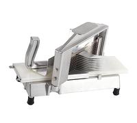 Zunate Cortador de Verduras Manual Profesional |Cortadora Comercial de Acero Inoxidable para Tomate, Patata, Cebolla, Zanahoria, Fruta (Grosor de la rebanada 6,3 mm/0,25 pulg.)