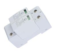 Zunate Dispositivo de Protección contra Sobretensiones 2P, Pararrayos Fotovoltaico de 1000V CC, Protector de bajo Voltaje 40KA con Riel Guía de 36MM (2P40KA)