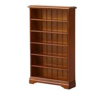 Zunate Estante para Libros de Madera de Abedul de 6 Niveles, Decoración | Exhibición de librería en miniatura, coleccionable a escala 1:12, escena de utilería fotográfica, acento de oficina en casa