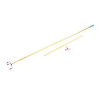 Zunate Herramienta de Extracción de Detector de Humo Multifuncional: Poste de Aluminio Liviano de 130 Pulgadas para Instalación de Alarma Inalámbrica, Cambiador de Detector de Humo de Techo,