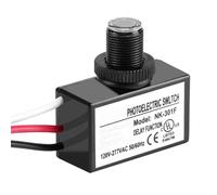 Zunate Interruptor Fotoeléctrico 120V-277VAC Control de Sensor de Luz