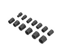 Zunate Juego de Herramientas para Quitar Sujetadores Oxidados |Extractor de Pernos de Tira de Grado de Impacto de 13 Piezas para Tuercas y Tornillos Dañados, Kit de Dados de Accionamiento Métrico