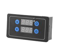 Zunate Relé Temporizador de Ciclo Digital YF-4 |Módulo de Retardo Ajustable 12V DC Pantalla Dual 0.1Sec-999H 5A para Motor de Bomba de Agua de Válvula Solenoide