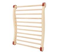 Zunate Respaldo de Sauna en Forma de S de Madera de Pino Protector de Calor | Soporte lumbar curvo, cubierta de panel infrarrojo, tumbona de bienestar para spa, pino macizo duradero, extremos