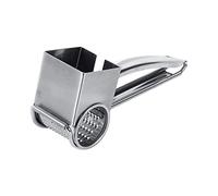 Zunate Trituradora Cortadora de Cocina Multifuncional |Rallador de Queso Giratorio de Acero Inoxidable con 1 Tambor, Ergonómico, Fácil de Limpiar para Rallar Rápidamente