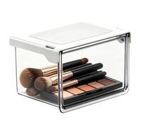 Zunetsutock Mirror Cabinet Organizer Box - Small Adhesive Pull-Out Case | Sliding Drawer Makeup Organizer for Toothpaste Cosmetics Skin Toner Cotton Swabs Women Owners