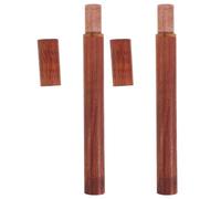 ZUNOXAZ Tubos para Incienso de Madera de Palo de Rosa y Boj, Contenedor Hermético para Almacenamiento de Varitas Aromáticas, Set 2 Piezas 20 G, Caja Compacta Adecuado para Hogar,