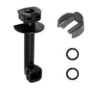 Zuxbolf Codo de Salida Compatible con Karcher K2/K3/4.064-047.0/40640470/5.064-110.0/5064110 y 1 Clip en C y 2 Juntas Tórica de Goma Pieza de Repuesto Conector para Raparar Hidrolimpiadora sin Fugas