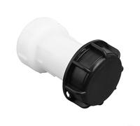 ZWEquipint IBC - Adaptador de tanque de agua de lluvia con tapa de rosca S60x6 para tuberías de drenaje de 110 mm para sistemas de almacenamiento de agua (A)