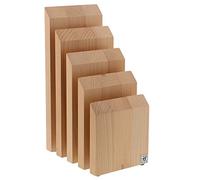 ZWILLING 35103-400 Bloque de cuchillos italiano, madera, madera de haya natural