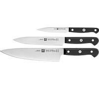 Zwilling 36130-003-0 set de 3 couteaux, acier inoxydable, noir, 34 x 1