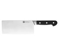 ZWILLING 38419-181-0 Pro - Cuchillo chino (acero inoxidable, 18 cm), color negro