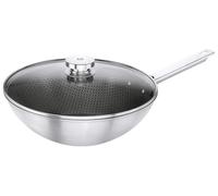 Zwilling Sartén wok Plus Joy – antiadherente Ø30 cm, acero inoxidable