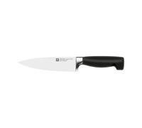 Zwilling Cuchillo de chef Four Star 16 cm – Hoja Sigmaforge, Friodur, Acero inoxidable – Negro