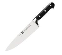 ZWILLING Cuchillo de chef Professional S – Hoja 20 cm, hoja ancha, mango acero inoxidable/plástico