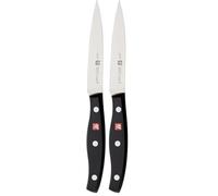 ZWILLING Cuchillo de mechar, Longitud de la hoja: 10 cm, Hoja pequeña, Mango especial de acero inoxidable/plástico, Twin Pollux (Paquete de 2)