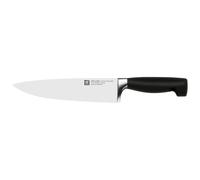 ZWILLING Cuchillo de cocina Vier Sterne - Hoja 20 cm ancha, mango especial acero inoxidable/plástico