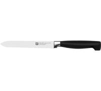 ZWILLING Four Star - Cuchillo Universal con Hoja forjada de una única Pieza Sigmaforge, Hoja endurecida al frío Friodur, 130 milímetros, Acero Inoxidable