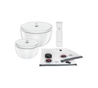Zwilling Fresh & Save - Juego de iniciación al vacío - 9 piezas, cuencos de vidrio M/L, bolsa y bomba