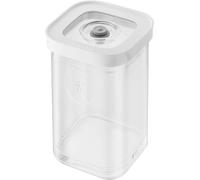 ZWILLING FRESH & SAVE CUBE Contenedor de almacenamiento, Tamaño 2S, Recipiente modular y apilable, Almacenamiento hermético y al vacío, Apto para lavavajillas, Transparente