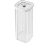 ZWILLING FRESH & SAVE CUBE Contenedor de almacenamiento, Tamaño 3S, Recipiente modular y apilable, Almacenamiento hermético y al vacío, Apto para lavavajillas, Transparente