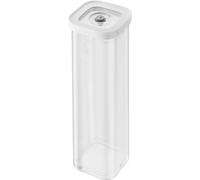ZWILLING FRESH & SAVE CUBE Contenedor de almacenamiento, Tamaño 4S, Recipiente modular y apilable, Almacenamiento hermético y al vacío, Apto para lavavajillas, Transparente