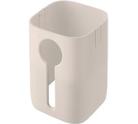 ZWILLING FRESH & SAVE CUBE Funda para contenedor tamaño 2S, Protección contra la luz solar, Indicador de nivel de llenado, Plástico sin BPA, Marfil