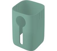 ZWILLING FRESH & SAVE CUBE Funda para contenedor tamaño 2S, Protección contra la luz solar, Indicador de nivel de llenado, Plástico sin BPA, Salvia