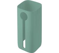 ZWILLING FRESH & SAVE CUBE Funda para contenedor tamaño 3S, Protección contra la luz solar, Indicador de nivel de llenado, Plástico sin BPA, Salvia