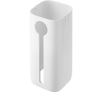 ZWILLING FRESH & SAVE CUBE Funda para contenedor tamaño 3S, Protección contra la luz solar, Indicador de nivel de llenado, Plástico sin BPA, Blanco