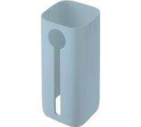 ZWILLING FRESH & SAVE CUBE Funda para contenedor tamaño 3S, Protección contra la luz solar, Indicador de nivel de llenado, Plástico sin BPA, Azul